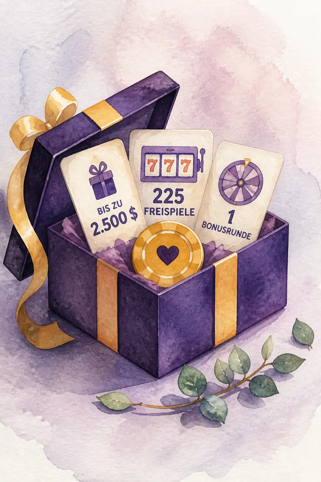 SpinGranny Bonus: Willkommenspaket bis 2.500 $ + 225 Freispiele visual guide for SpinGranny Casino